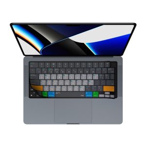 MacBook Air 15″ M2 / Air 13″ M2 / MacBook Pro 14″ M3, M2, M1 / MacBook Pro 16″ M3, M2, M1 MacOS Shortcut TPU Keyboard Protector by JCPAL VerSkin MacOS Shortcut TPU Keyboard Protector by JCPAL - US Layout - JCP2444 - Image 2