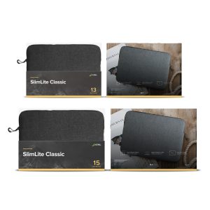 Laptop Sleeve Slimlite Classic for 13 inch 14 inch Laptops by JCPAL - Black - JCP2422 - Image 5