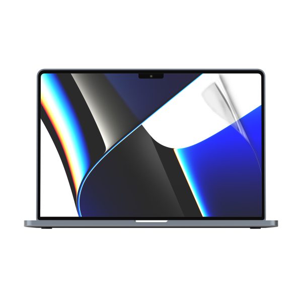 1 MacBook Pro 14 M3 2023 / M2 / M1 iClara Film Screen Protector by JCPAL - Clear - JCP2428 - Image 2