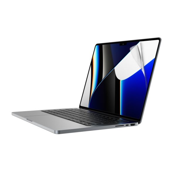 2 MacBook Pro 14 M3 2023 / M2 / M1 iClara Film Screen Protector by JCPAL - Clear - JCP2428 - Image 3
