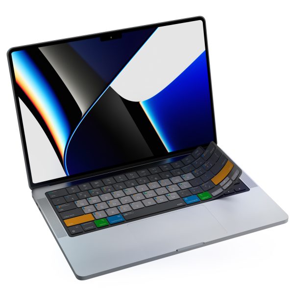 MacBook Air 15″ M2 / Air 13″ M2 / MacBook Pro 14″ M3, M2, M1 / MacBook Pro 16″ M3, M2, M1 MacOS Shortcut TPU Keyboard Protector by JCPAL VerSkin MacOS Shortcut TPU Keyboard Protector by JCPAL - US Layout - JCP2444 - Image 4