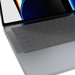 MacBook Air 15" M2 / Air 13" M2 / MacBook Pro 14" M3, M2, M1 / MacBook Pro 16" M3, M2, M1 FitSkin TPU Keyboard Protector by JCPAL - US Layout - Clear - JCP2442 - Image 4