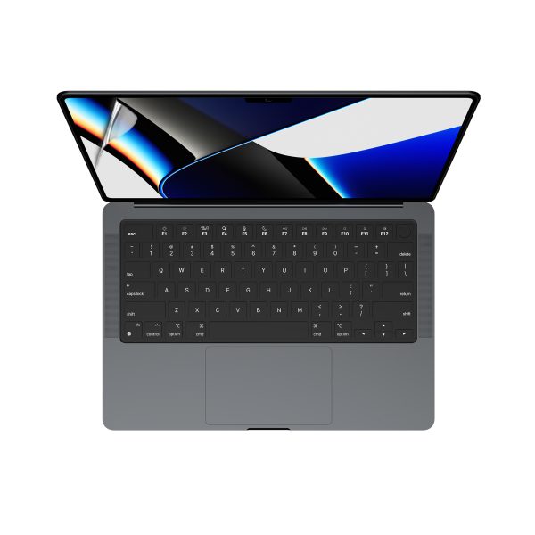 3 MacBook Pro 14 M3 2023 / M2 / M1 iClara Film Screen Protector by JCPAL - Clear - JCP2428 - Image 4