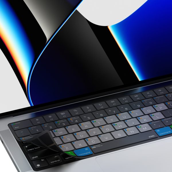 MacBook Air 15″ M2 / Air 13″ M2 / MacBook Pro 14″ M3, M2, M1 / MacBook Pro 16″ M3, M2, M1 MacOS Shortcut TPU Keyboard Protector by JCPAL VerSkin MacOS Shortcut TPU Keyboard Protector by JCPAL - US Layout - JCP2444 - Image 5