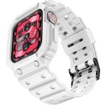 Apple Watch Band & Case amBand Moving Fortress Sport Series Rugged Style for Apple Watch 42 / 44 / 45 mm - Bright White