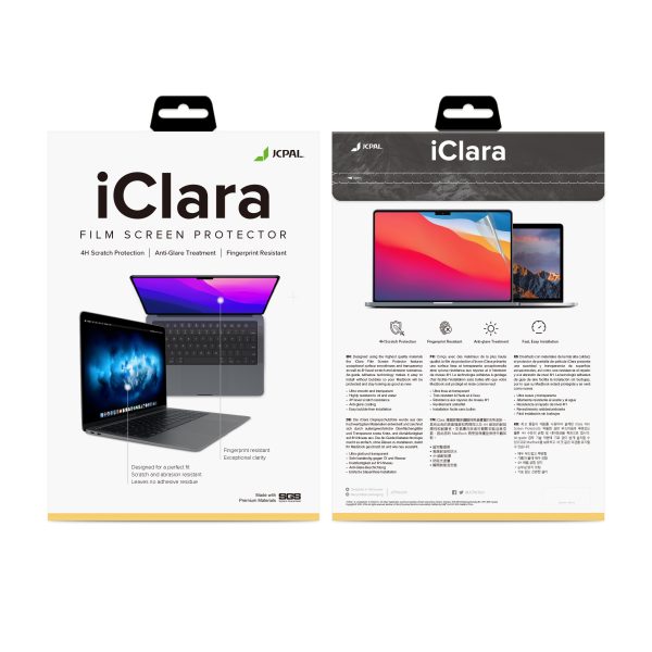5 MacBook Pro 14 M3 2023 / M2 / M1 iClara Film Screen Protector by JCPAL - Clear - JCP2428 - Image 6