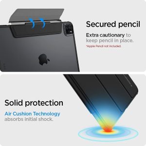iPad Pro 11" 2021 Spigen Ultra Hybrid Pro Case - Black also for iPad Pro 11" 2020 / 2018 - ACS03655 - Image 2