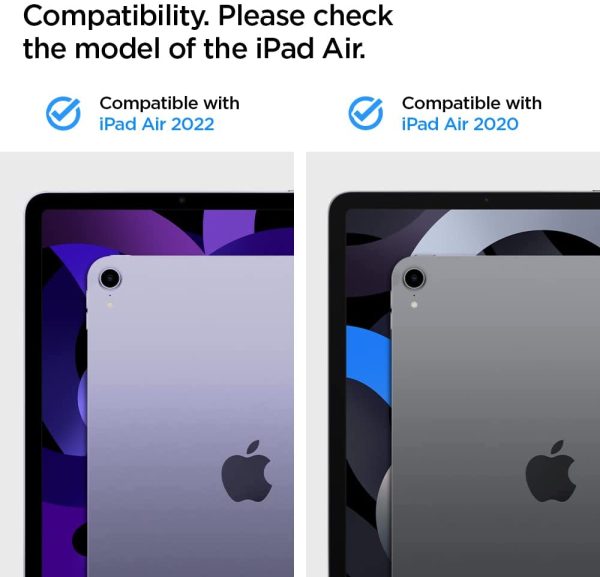 iPad Air 5 2022 Spigen Ultra Hybrid Pro Case - Black also for iPad Air 4 2021 - ACS02697 - Image 8