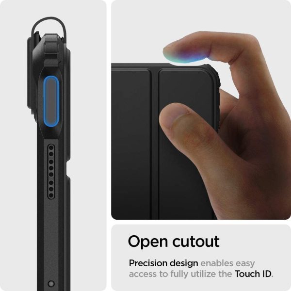 iPad Air 5 2022 Spigen Ultra Hybrid Pro Case - Black also for iPad Air 4 2021 - ACS02697 - Image 5