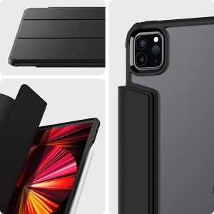 iPad Pro 11" 2021 Spigen Ultra Hybrid Pro Case - Black also for iPad Pro 11" 2020 / 2018 - ACS03655 - Image 6