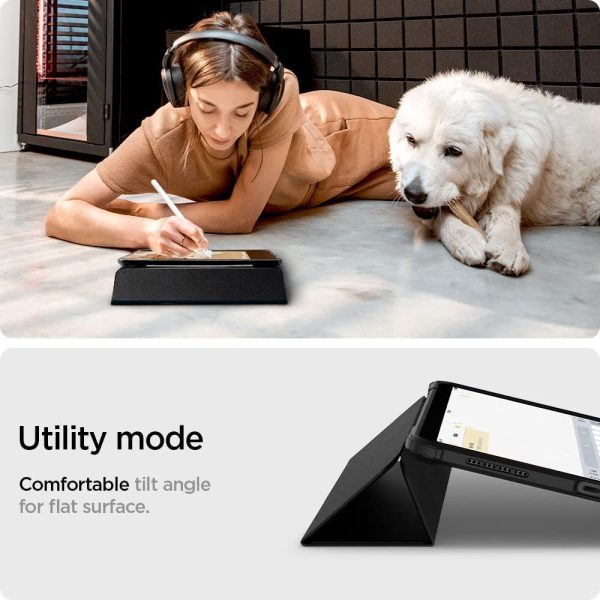 iPad Air 5 2022 Spigen Ultra Hybrid Pro Case - Black also for iPad Air 4 2021 - ACS02697 - Image 3