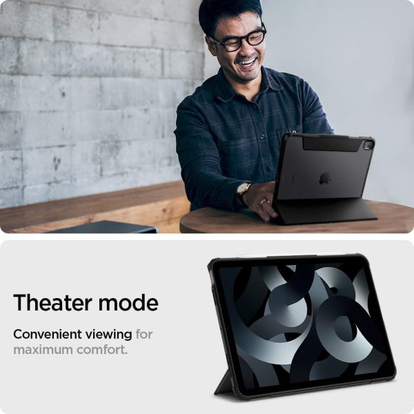 iPad Air 5 2022 Spigen Ultra Hybrid Pro Case - Black also for iPad Air 4 2021 - ACS02697 - Image 2