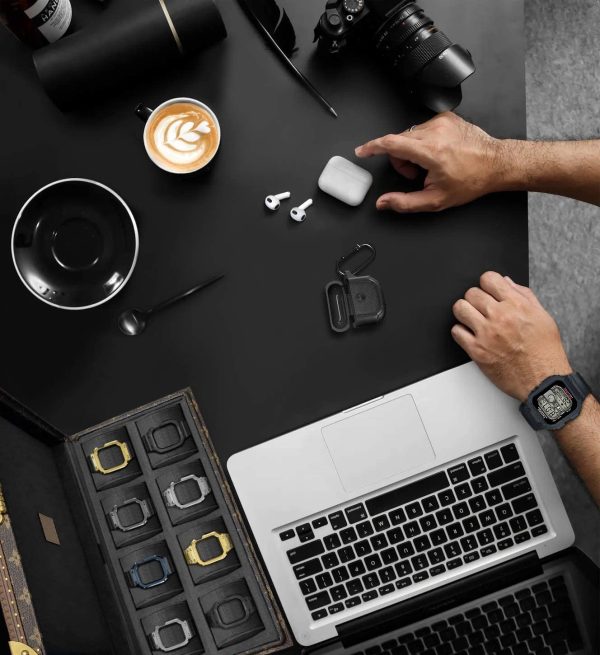 Apple Watch Band & Case amBand Moving Fortress Sport Series Rugged Style for Apple Watch 42 / 44 / 45 mm - Midnight Blue - Image 5