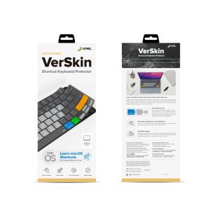 MacBook Air 15″ M2 / Air 13″ M2 / MacBook Pro 14″ M3, M2, M1 / MacBook Pro 16″ M3, M2, M1 MacOS Shortcut TPU Keyboard Protector by JCPAL VerSkin MacOS Shortcut TPU Keyboard Protector by JCPAL - US Layout - JCP2444 - Image 7