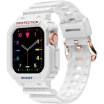 Apple Watch Band & Case amBand Moving Fortress Sport Series Rugged Style for Apple Watch 38 / 40 / 41 mm - Bright White