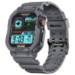 Apple Watch Band & Case amBand Moving Fortress Sport Series Rugged Style for Apple Watch 42 / 44 / 45 mm - Space Gray