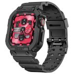 Apple Watch Band & Case amBand Moving Fortress Sport Series Rugged Style for Apple Watch 42 / 44 / 45 mm - Matte Black