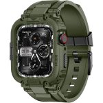 Apple Watch Band & Case amBand M1 Sport Rugged Style for Apple Watch 42 / 44 / 45 mm - Military Green