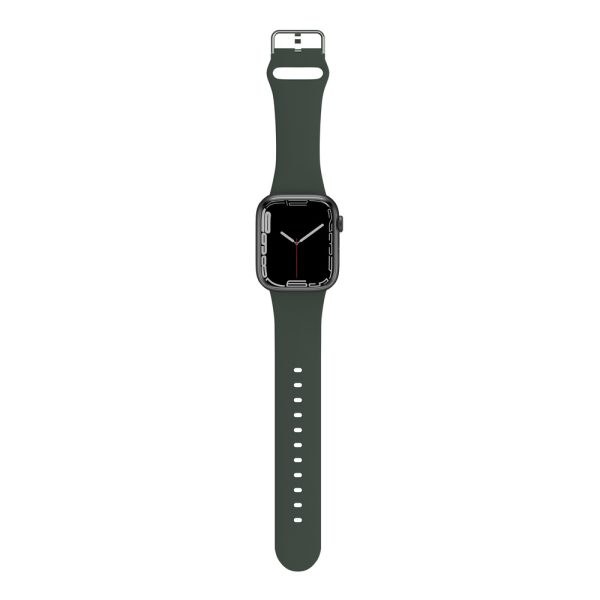 JCPAL FlexBand Premium Silicon Band for Apple Watch 38 / 40 / 41 mm - Cyprus Green - JCP6271 - Image 5