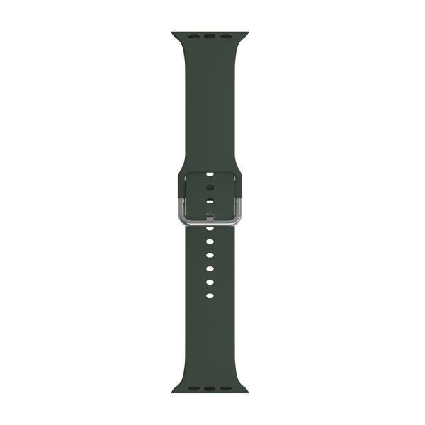 JCPAL FlexBand Premium Silicon Band for Apple Watch 38 / 40 / 41 mm - Cyprus Green - JCP6271 - Image 3