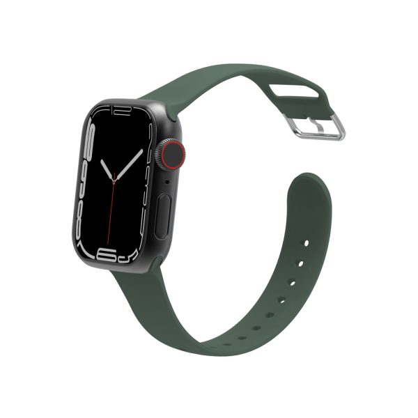 JCPAL FlexBand Premium Silicon Band for Apple Watch 38 / 40 / 41 mm - Cyprus Green - JCP6271 - Image 1