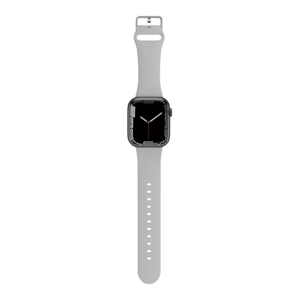 JCPAL FlexBand Premium Silicon Band for Apple Watch 42 / 44 / 45 / 49 mm - Gray - JCP6268 - Image 2
