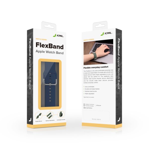pol_pl_JCPal-FlexBand-Apple-Watch-Band-for-Navy-Blue-42-44-45mm-1553_5 JCPAL FlexBand Premium Silicon Band for Apple Watch 38 / 40 / 41 mm - Navy Blue - JCP6269 - Image 5