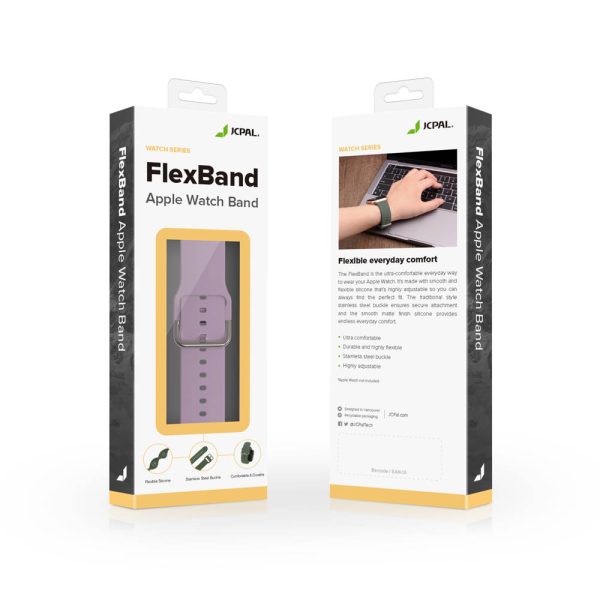 pol pl JCPal FlexBand Apple Watch Band for Pink Purple 42 44 45mm 1549 5