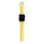 JCPAL FlexBand Premium Silicon Band for Apple Watch 42 / 44 / 45 / 46  / 49 mm - Yellow Cream - JCP6274 - Image 5