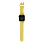 JCPAL FlexBand Premium Silicon Band for Apple Watch 42 / 44 / 45 / 46  / 49 mm - Yellow Cream - JCP6274 - Image 4