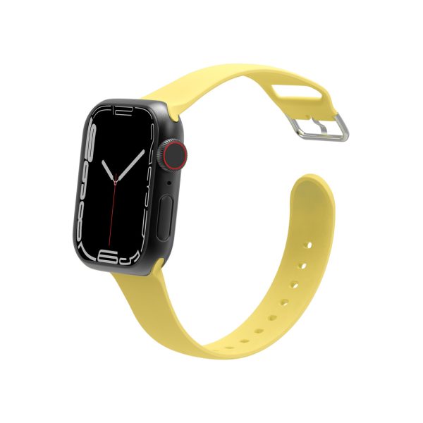 pol_pl_JCPal-FlexBand-Apple-Watch-Band-for-Yellow-Cream-42-44-45mm-1545_4 JCPAL FlexBand Premium Silicon Band for Apple Watch 42 / 44 / 45 / 46  / 49 mm - Yellow Cream - JCP6274 - Image 1