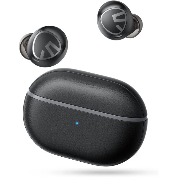 SoundPEATS Free2 classic Wireless Earbuds Bluetooth V5.1 Headphones with 30Hrs Playtime in-Ear Wireless Earphones with Immersive Stereo Sound - Black - GC - Image 1