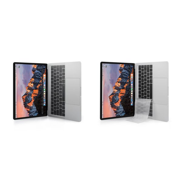 主图00004 MacBook Air 13" FitSkin TPU Keyboard Protector by JCPAL - US Layout - Clear - JCP2365 - Image 4