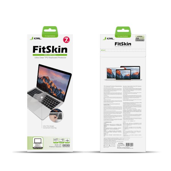 主图00006 MacBook Air 13" FitSkin TPU Keyboard Protector by JCPAL - US Layout - Clear - JCP2365 - Image 2