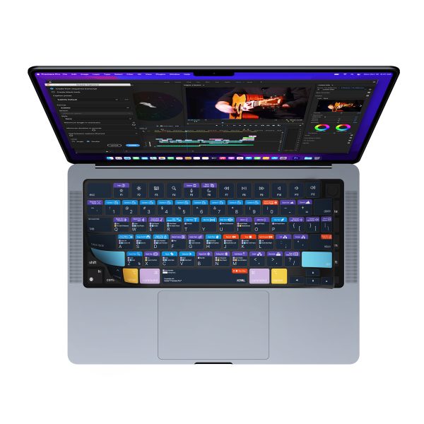 1 MacBook Air 15" M2 / Air 13" M2 / MacBook Pro 14" M2, M1 / MacBook Pro 16" M2, M1  VerSkin Premiere Shortcut TPU Keyboard Protector by JCPAL - US Layout - JCP2472 - Image 4