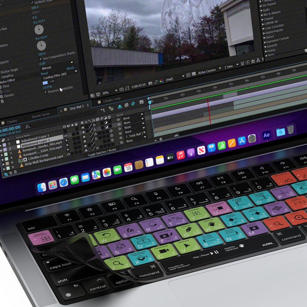 MacBook Pro 14" Verskin Adobe After Effects TPU Keyboard Protector