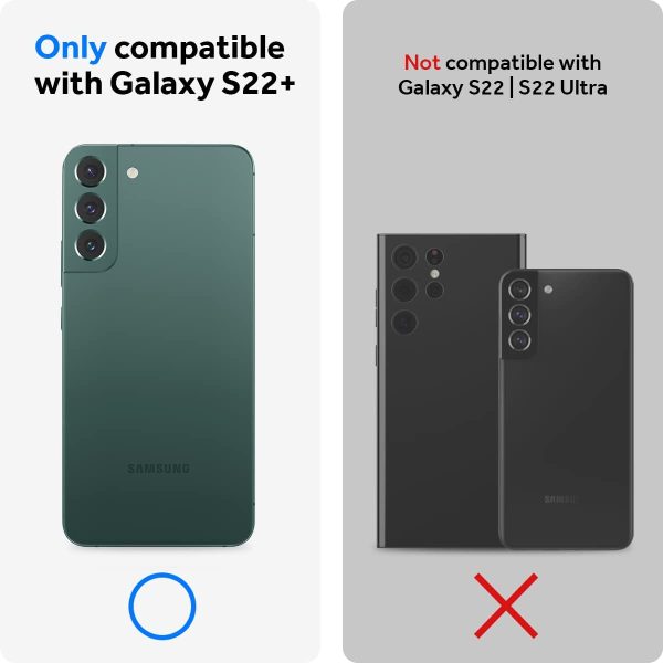 Galaxy S22 Plus NanoPop Dual tone Liquid Silicone Case by Caseology - Blueberry Navy - ACS03972 - Image 2