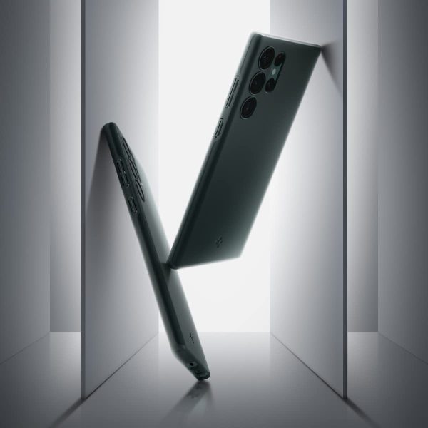 Galaxy S22 Ultra Thin Fit Case by Spigen - ACS04517 - Abyss Green - Image 2