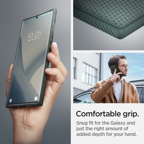 Galaxy S22 Ultra Liquid Air Case by Spigen ACS04518 - Abyss Green - Image 2