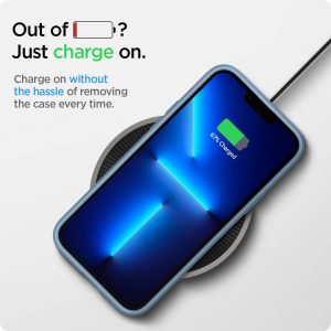 Apple iPhone 13 Pro Max Ultra Hybrid TPU + PC Case by Spigen - ACS04131 - Sierra Blue - Image 3