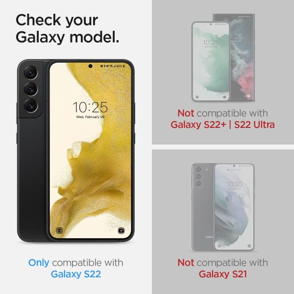 Galaxy S22 Glas.tR EZ Fit Tempered Glass Protector – 2 PACK – Glas.tR EZ Fit – Clear - Image 3