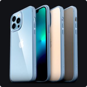 Apple iPhone 13 Pro Max Ultra Hybrid TPU + PC Case by Spigen - ACS04131 - Sierra Blue - Image 6