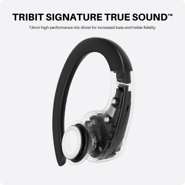Tribit MoveBuds H1 Earbuds IPX8 Waterproof by SGS and 65H Playtime for Intense Sports Bluetooth 5.2 Earphones with Transparency Mode - Image 3