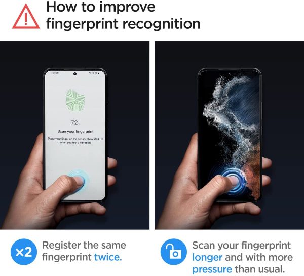 Galaxy S22 Plus Glas.tR EZ Fit Tempered Glass Protector – 2 PACK – Glas.tR EZ Fit – AGL04145 - Clear - Image 5