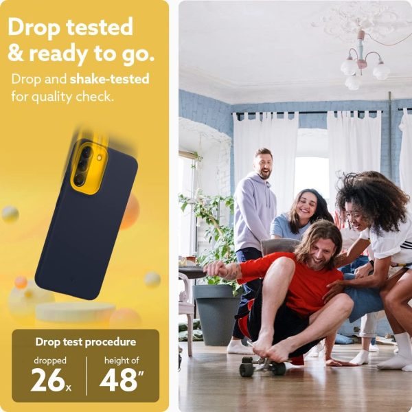 Galaxy S22 Plus NanoPop Dual tone Liquid Silicone Case by Caseology - Blueberry Navy - ACS03972 - Image 7