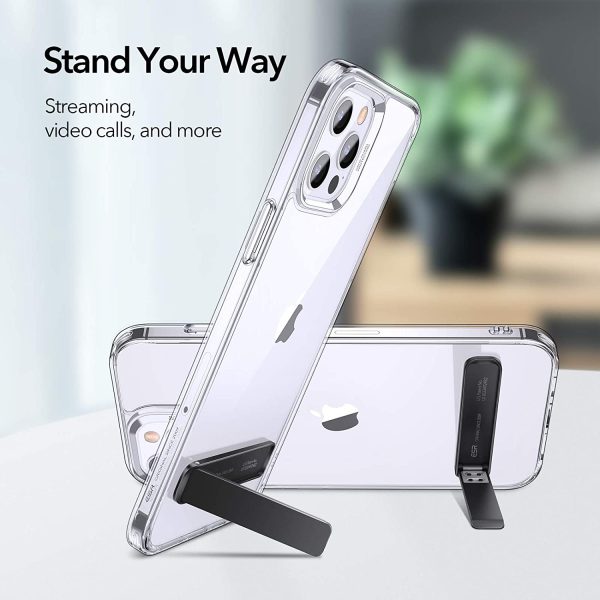 ESR Boost Phone Kickstand, Vertical and Horizontal Stand with Adjustable Angle upto 60 Degree - Black / Silver / Blue - Image 7