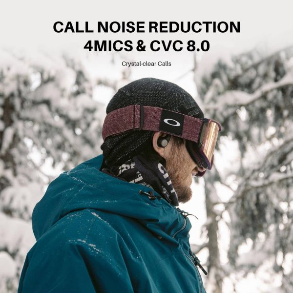 Tribit MoveBuds H1 Earbuds IPX8 Waterproof by SGS and 65H Playtime for Intense Sports Bluetooth 5.2 Earphones with Transparency Mode - Image 6