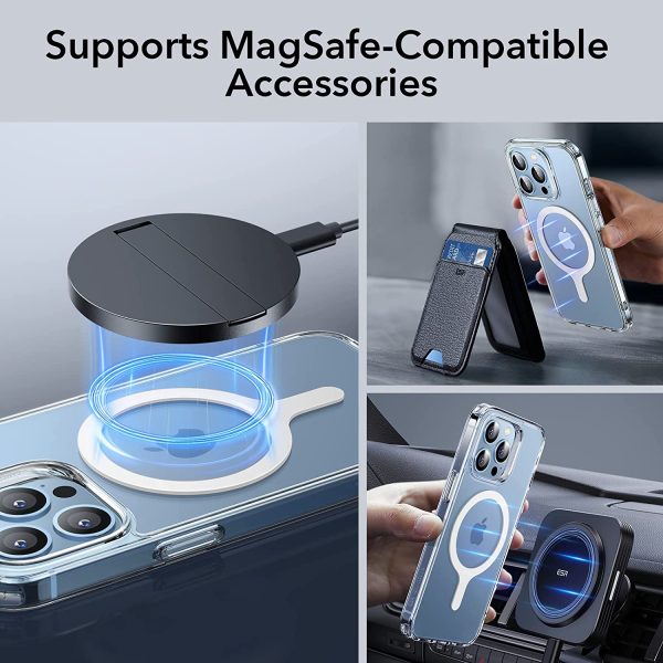 Universal Ring 360 by ESR make every case a Magsafe Enabled Case for Android & iPhone - 2 PACK - White - Image 5