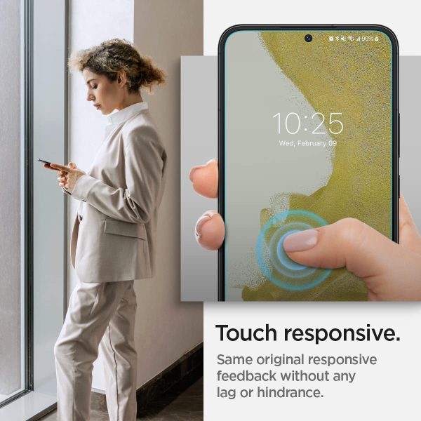 Galaxy S22 Glas.tR EZ Fit Tempered Glass Protector – 2 PACK – Glas.tR EZ Fit – Clear - Image 7