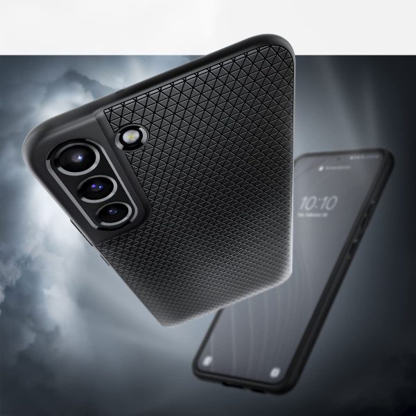 Galaxy S22 Plus Liquid Air Case by Spigen ACS03953 - Matte Black - Image 2